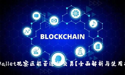 TPWallet观察区能否进行交易？全面解析与使用指导
